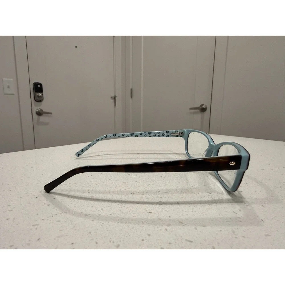kate spade lucyann eyeglasses frames brown havana 53-16-135